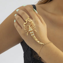 Cargar imagen en el visor de la galería, Pulsera + anillo Escorpión del poder - Moroveta