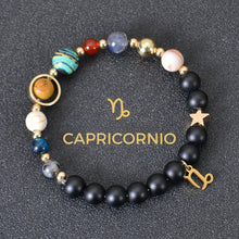 Cargar imagen en el visor de la galería, Pulsera con 12 planetas y signo del zodíaco - Moroveta