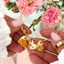 Cargar imagen en el visor de la galería, Pulsera con Corazones Personalizados - Moroveta