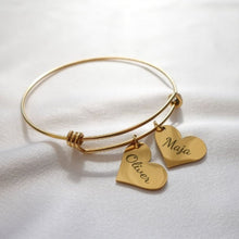 Cargar imagen en el visor de la galería, Pulsera con Corazones Personalizados - Moroveta
