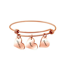 Cargar imagen en el visor de la galería, Pulsera con Corazones Personalizados - Moroveta