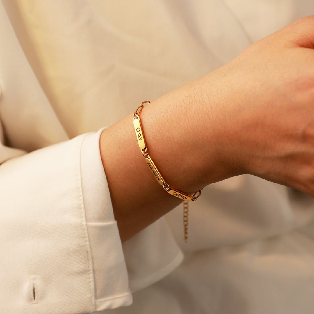 Pulsera con nombres personalizados - Moroveta