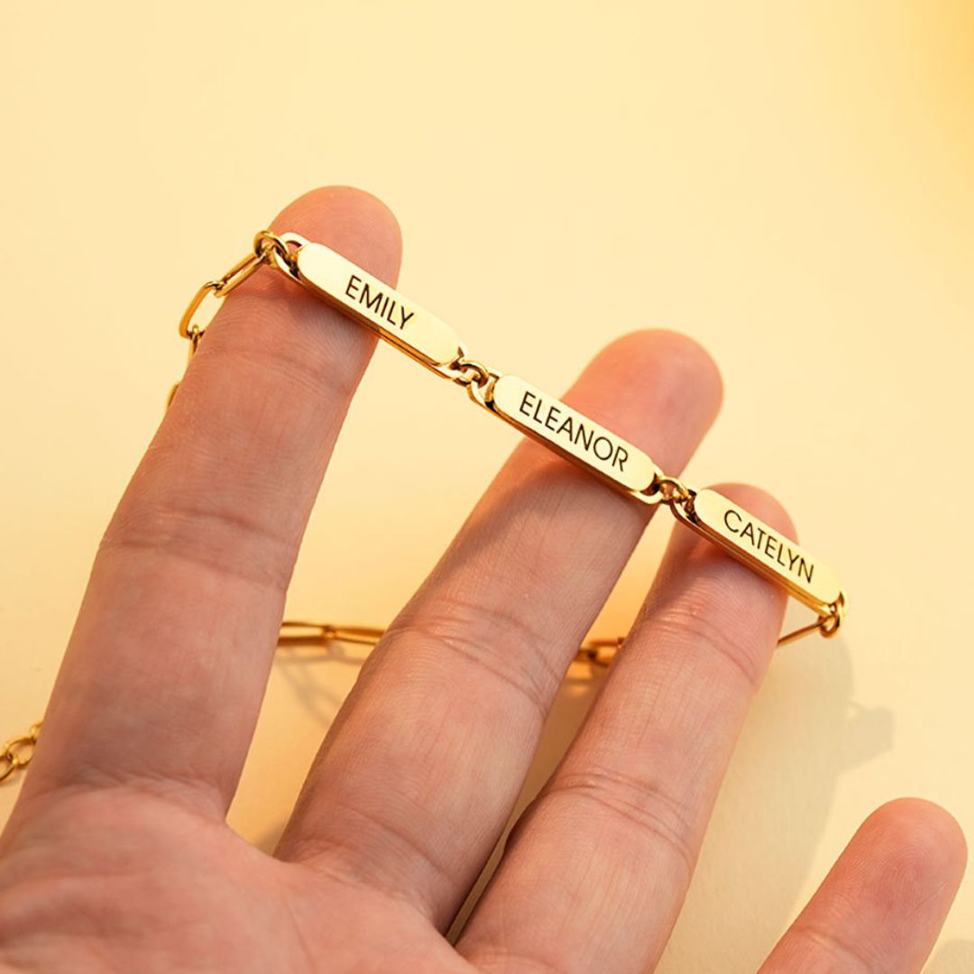 Pulsera con nombres personalizados - Moroveta