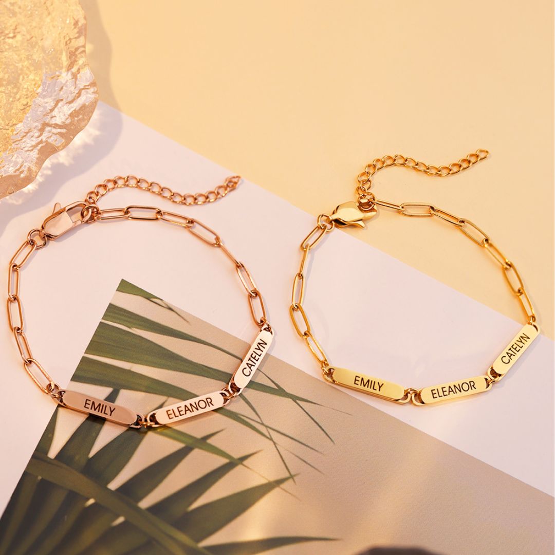 Pulsera con nombres personalizados - Moroveta