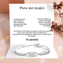 Cargar imagen en el visor de la galería, Pulsera de amor infinito - Para mi mujer - Moroveta