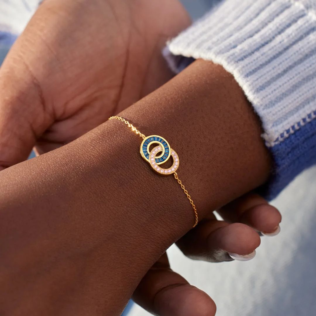 Pulsera de círculos unidos - Madre e Hija - Moroveta