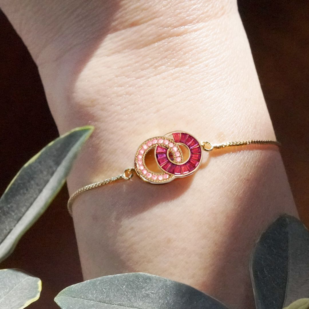 Pulsera de círculos unidos - Madre e hija - Moroveta