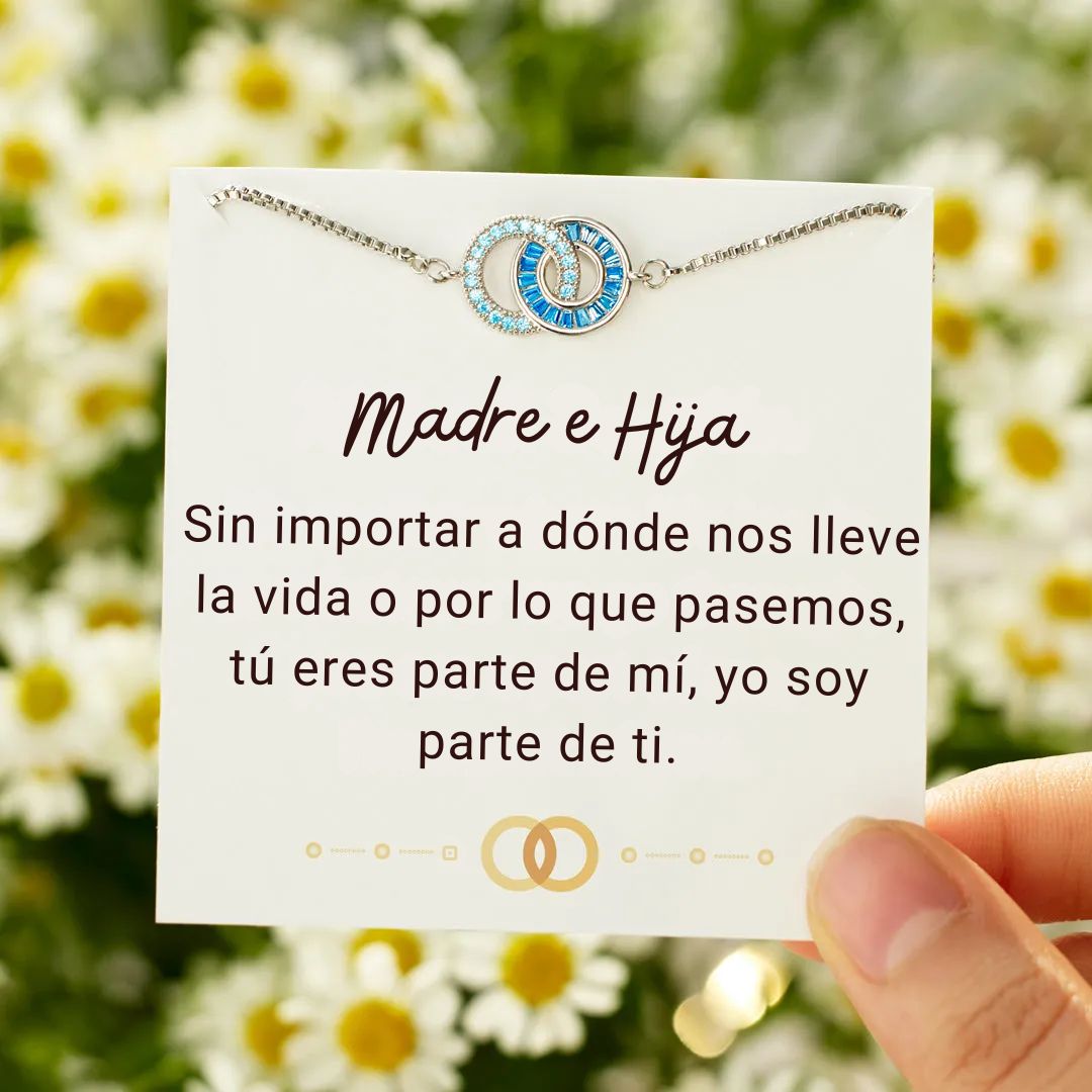 Pulsera de círculos unidos - Madre e Hija - Moroveta