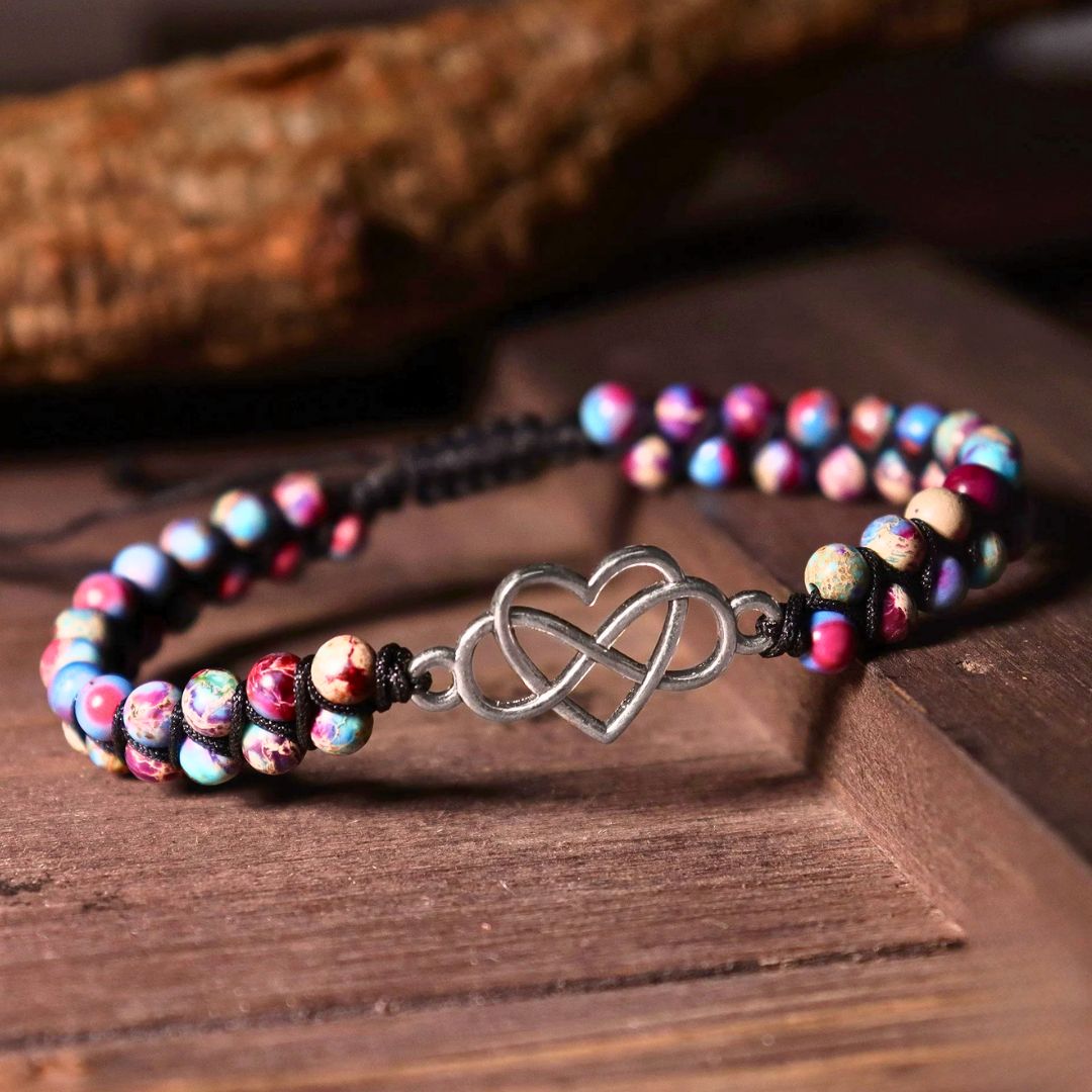 Pulsera de corazón infinito - A mi nieta - Moroveta