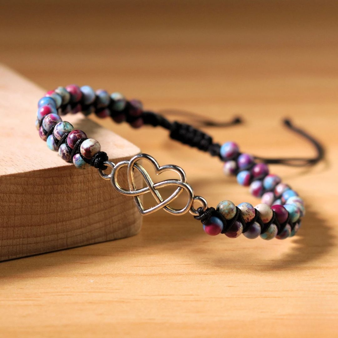 Pulsera de corazón infinito - A mi nieta - Moroveta