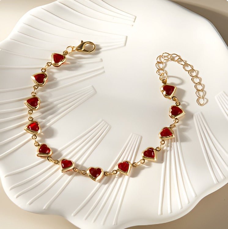 Pulsera de corazones - Moroveta