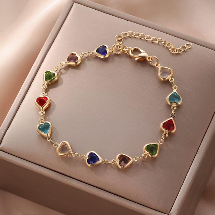 Pulsera de corazones - Moroveta