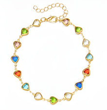 Cargar imagen en el visor de la galería, Pulsera de corazones - Moroveta