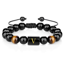 Cargar imagen en el visor de la galería, Pulsera de hombre personalizada con inicial - Moroveta