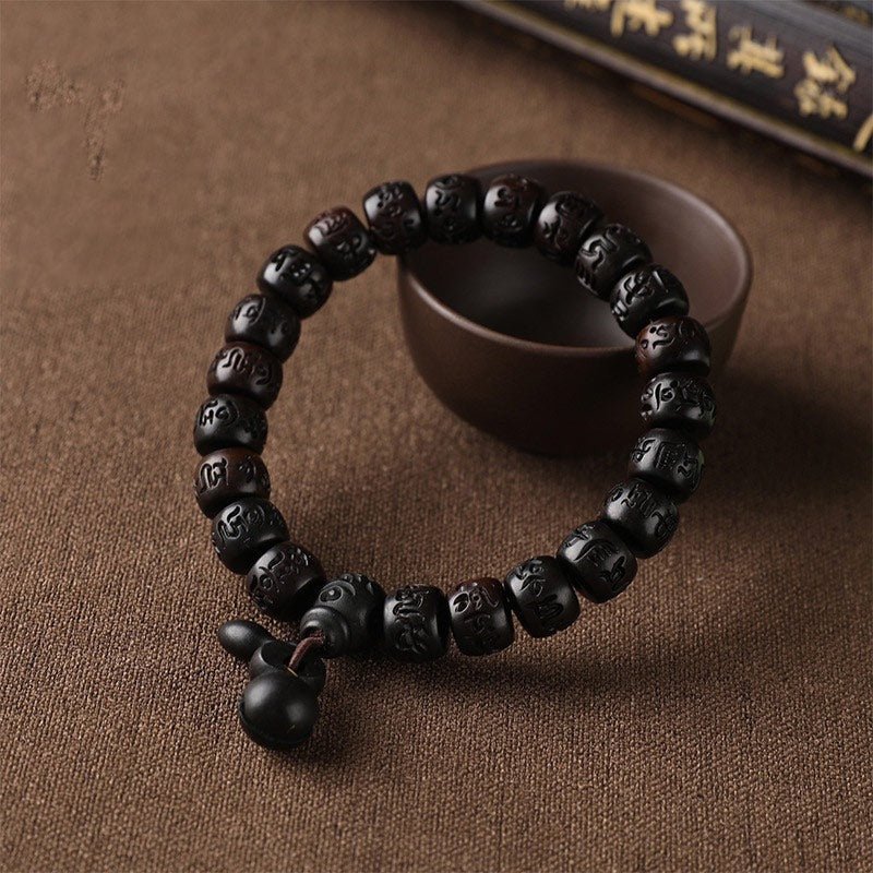 Pulsera de madera con protección tibetana (Oferta 2x1) - Moroveta