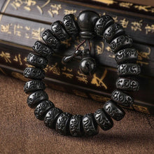 Cargar imagen en el visor de la galería, Pulsera de madera con protección tibetana (Oferta 2x1) - Moroveta