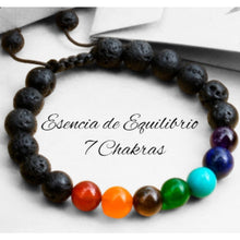 Cargar imagen en el visor de la galería, Pulsera energética de los 7 chakras "Esencia de equilibrio" - Moroveta