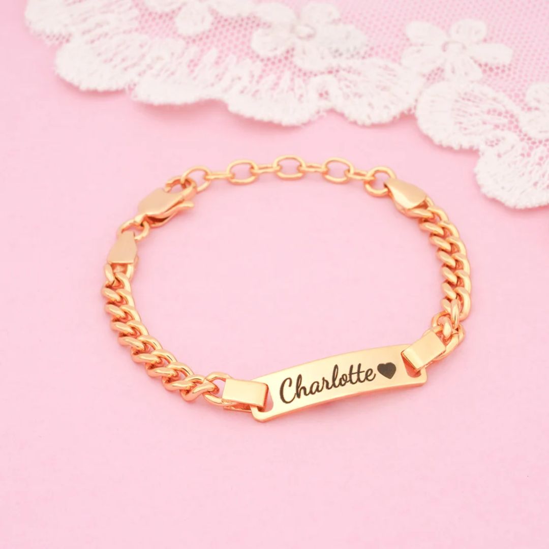 Pulsera personalizada con el nombre del bebé - Moroveta
