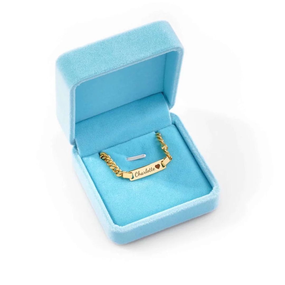 Pulsera personalizada con el nombre del bebé - Moroveta