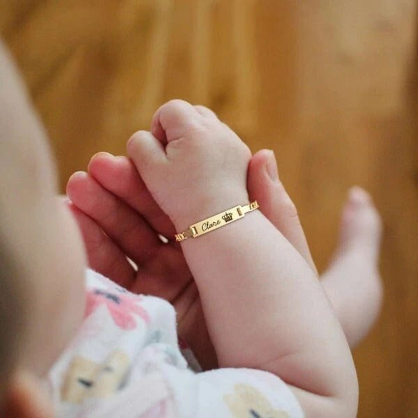 Pulsera personalizada con el nombre del bebé - Moroveta