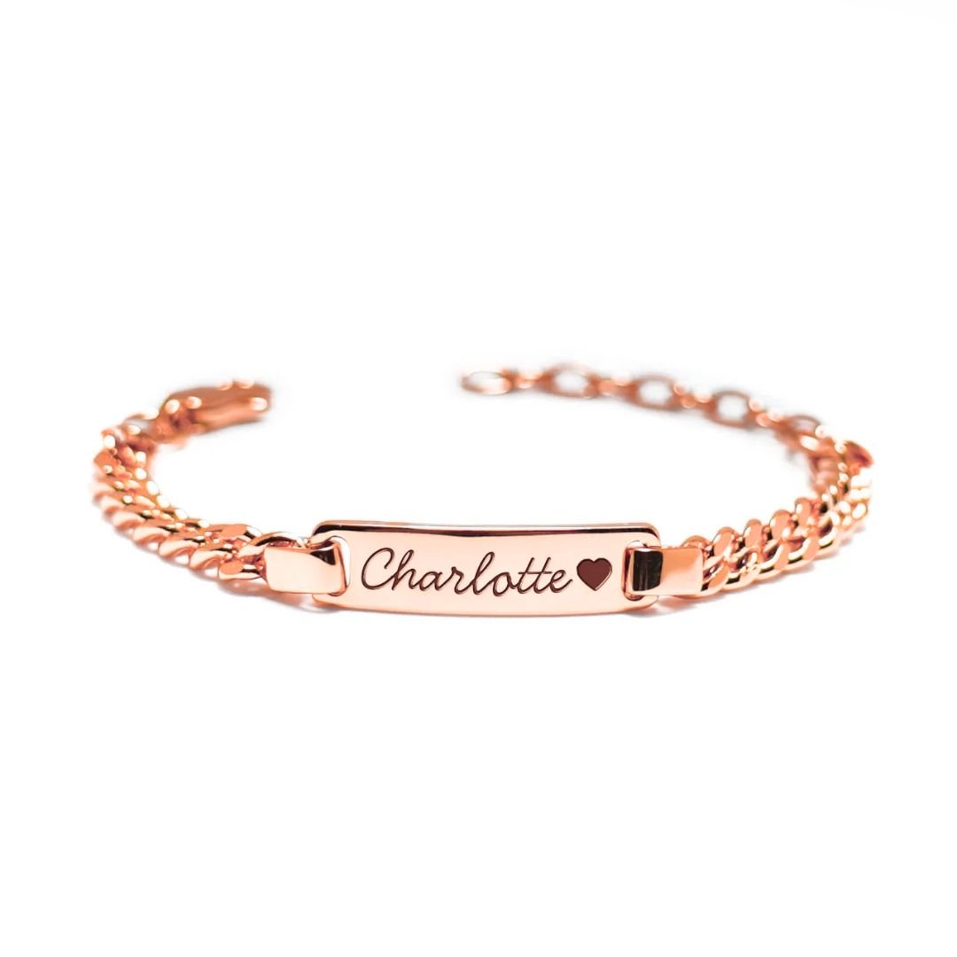 Pulsera personalizada con el nombre del bebé - Moroveta