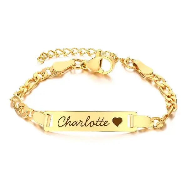 Pulsera personalizada con el nombre del bebé - Moroveta
