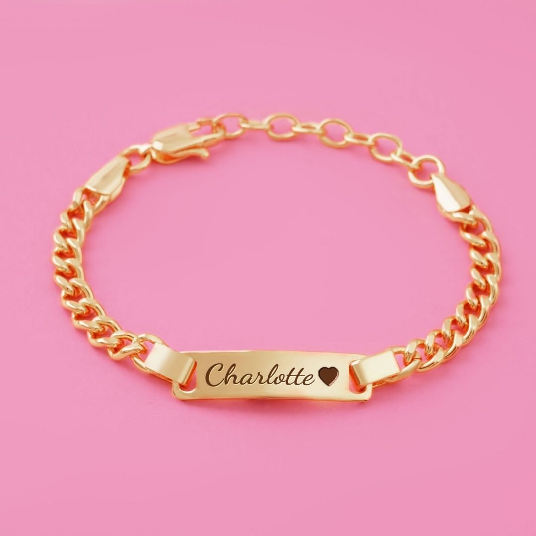 Pulsera personalizada con el nombre del bebé - Moroveta