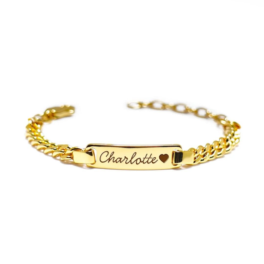Pulsera personalizada con el nombre del bebé - Moroveta
