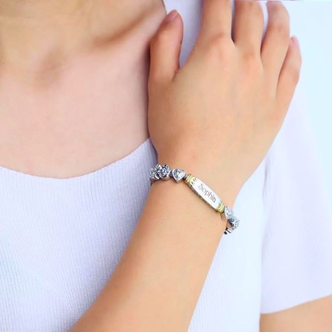 Pulsera personalizada con nombre - Moroveta