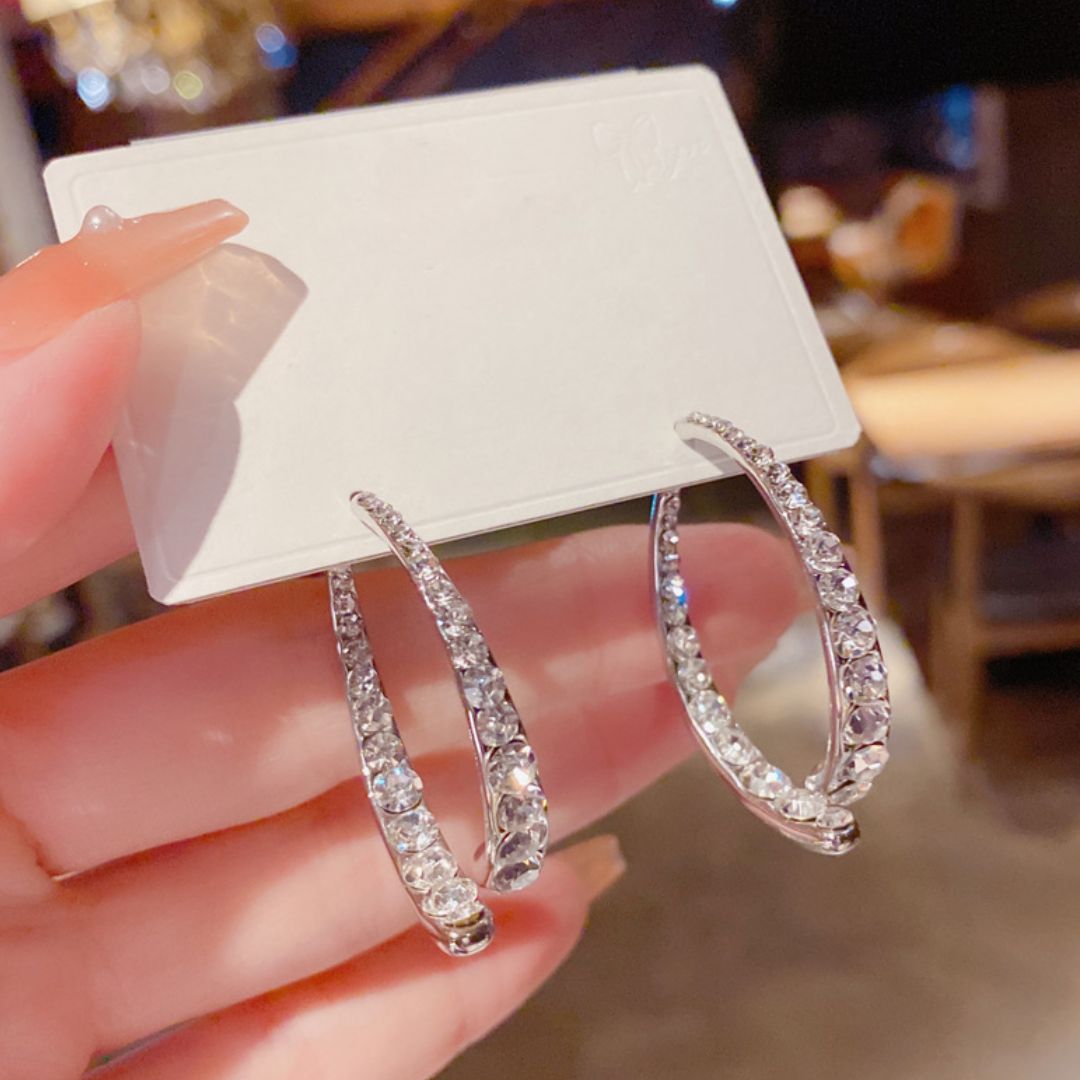 Set de aretes brillantes - Moroveta
