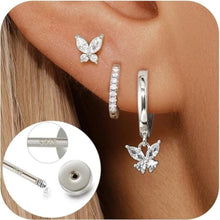Cargar imagen en el visor de la galería, Set de aretes de mariposas - Moroveta