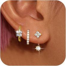 Cargar imagen en el visor de la galería, Set de aretes de mariposas - Moroveta