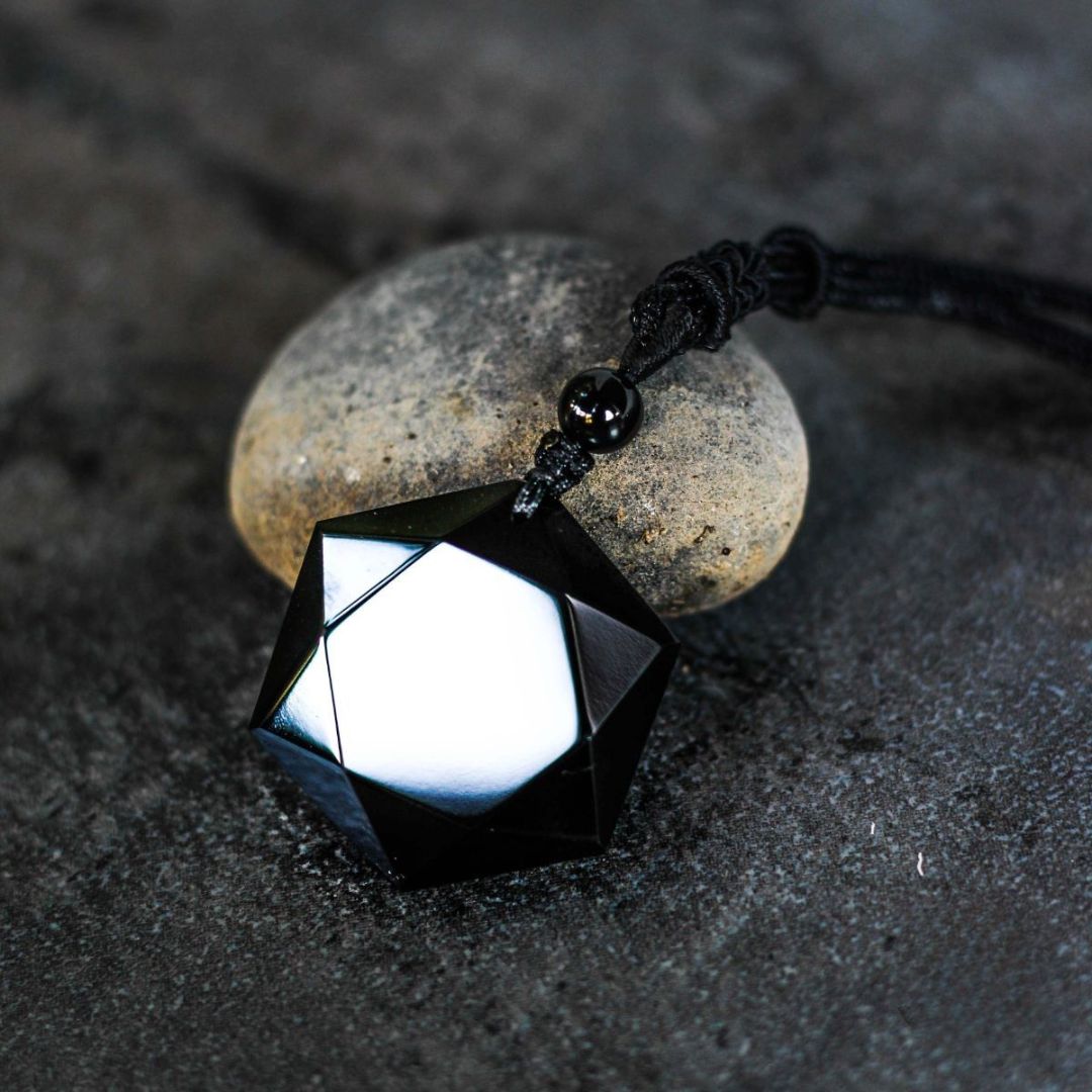 Talismán Premium de Obsidiana Negra - Moroveta