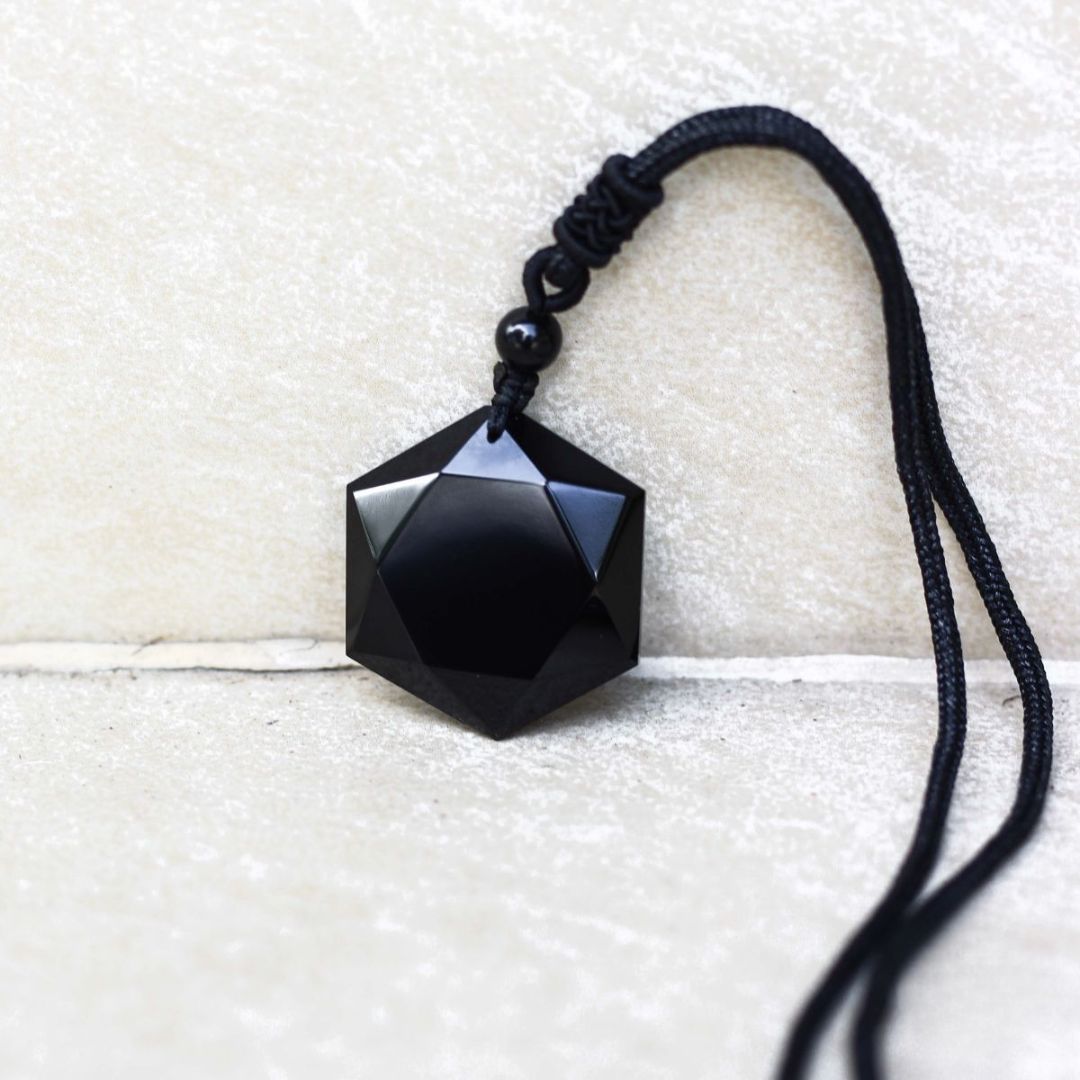 Talismán Premium de Obsidiana Negra - Moroveta