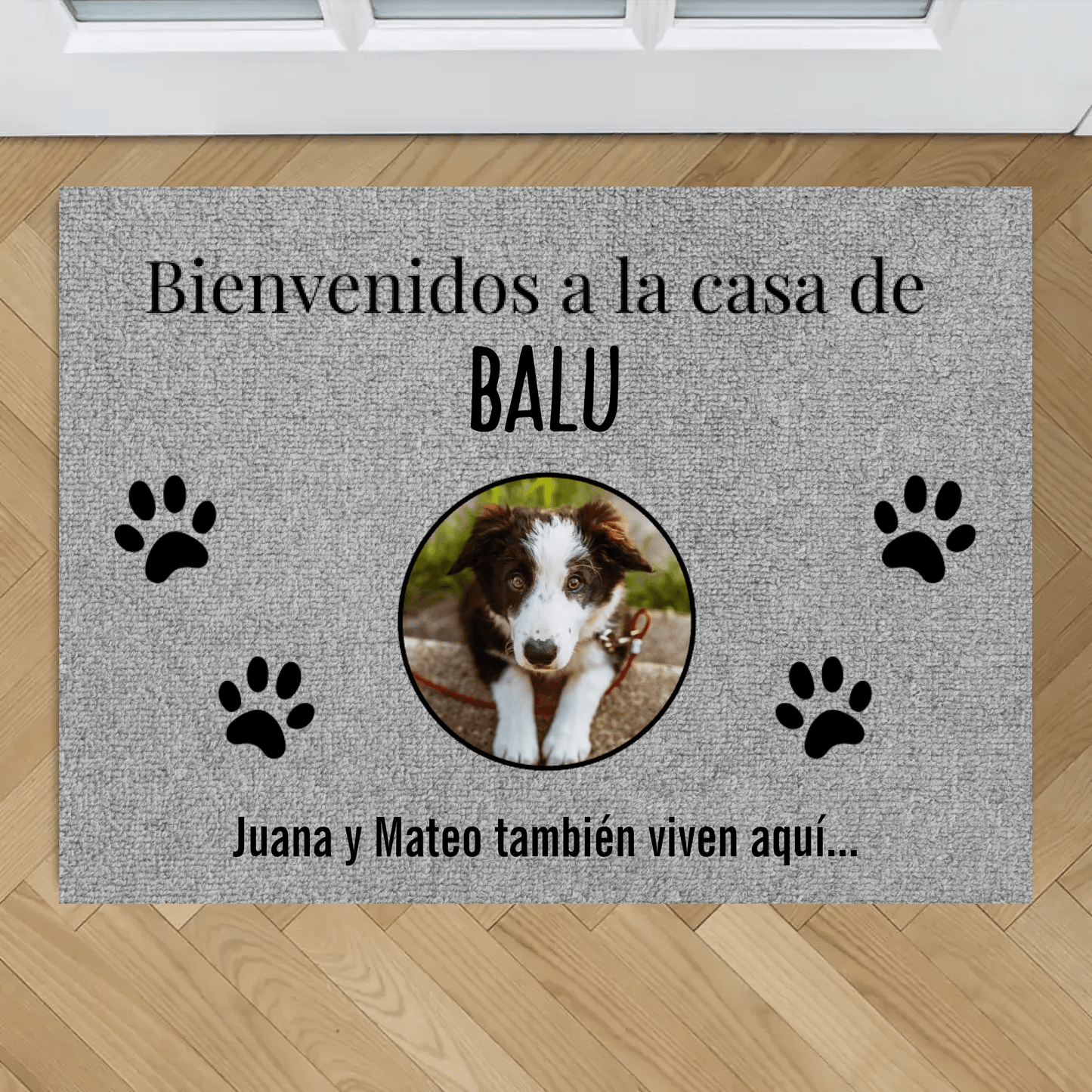 Tapete personalizado con fotos de mascotas - Moroveta
