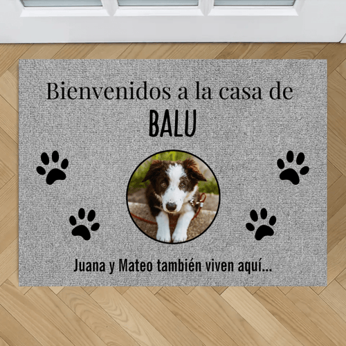 Tapete personalizado con fotos de mascotas