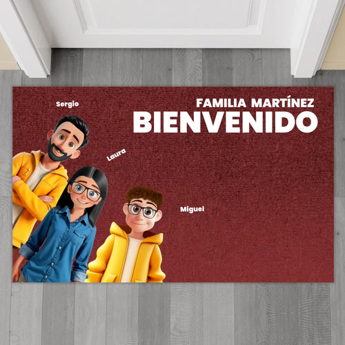Tapete personalizado – Familia