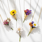Collar bouquet porta flor
