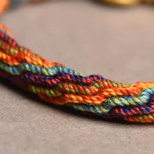 Cargar imagen en el visor de la galería, Pulsera tibetana de colores de la suerte (Oferta 2x1)