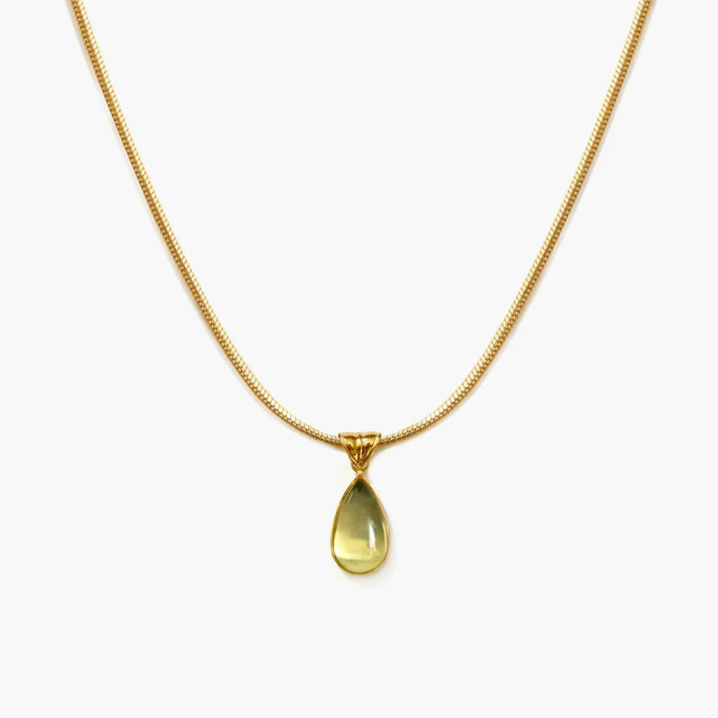 Collar gota de agua marina