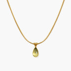 Collar gota de agua marina