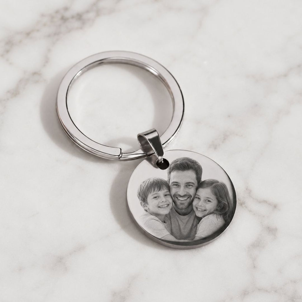 Llavero personalizado con foto para papá