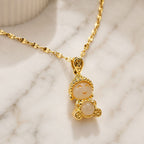Collar de la fortuna con dije de Buda