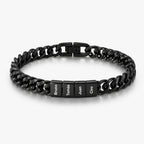 Pulsera cubana grabada para hombre