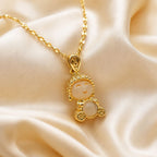 Collar de la fortuna con dije de Buda