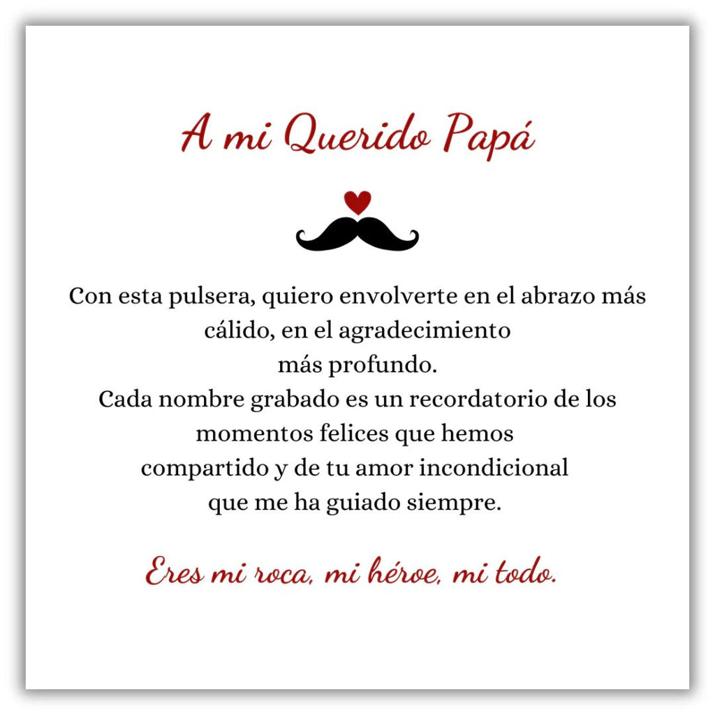 Pulsera amor paterno - A mi Padre