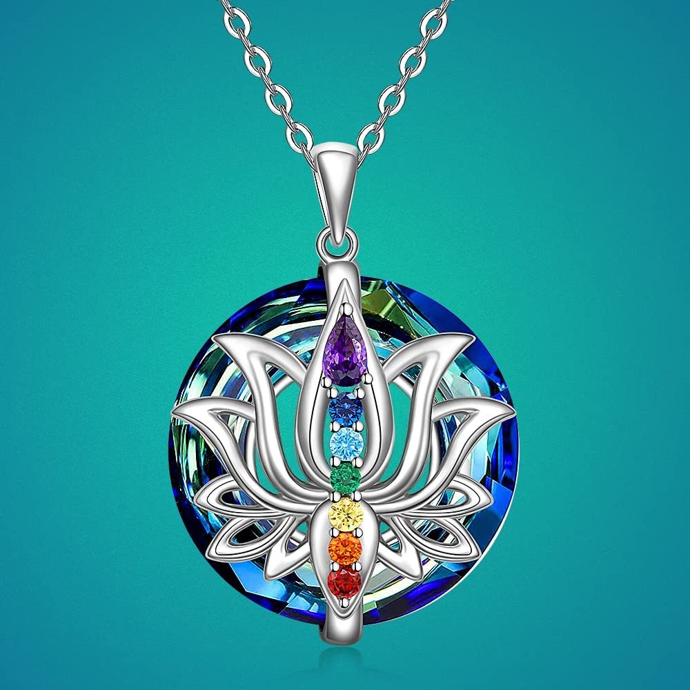 Collar Flor de loto 7 chakras (Oferta 2x1)