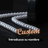 Collar de perlas con nombre personalizado - GlowBaby - Moroveta