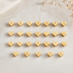 Pulsera personalizada con inicial y dije de corazón