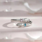 Anillo Abrazo Eterno con piedras de nacimiento - Moroveta